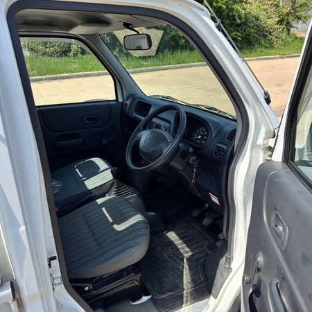 White 1999 Honda Acty 4x4 kei truck, photo 10 of 11