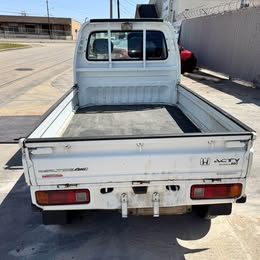 White 1998 Honda Acty 4x4 kei truck, photo 4 of 7