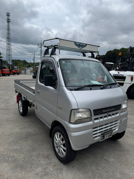 Silver 2001 Suzuki Carry 4x4 kei truck, photo 3 of 14