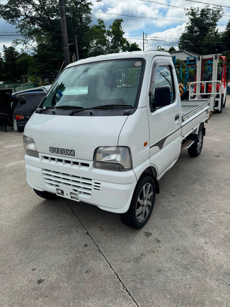 White 2001 Suzuki Carry 4x4 kei truck, photo 7 of 14