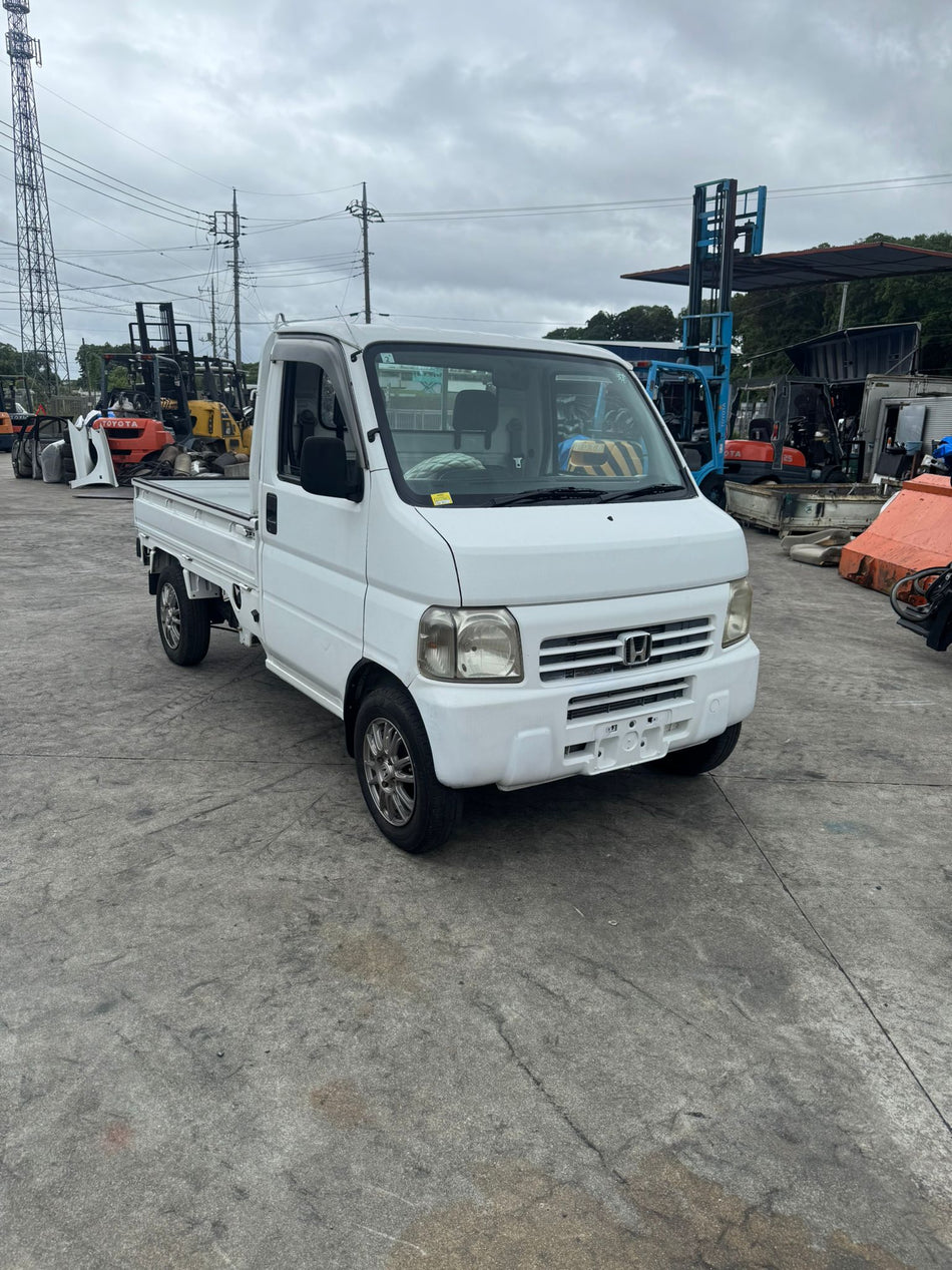 White 1999 Honda Acty 4x4 kei truck, photo 1 of 12