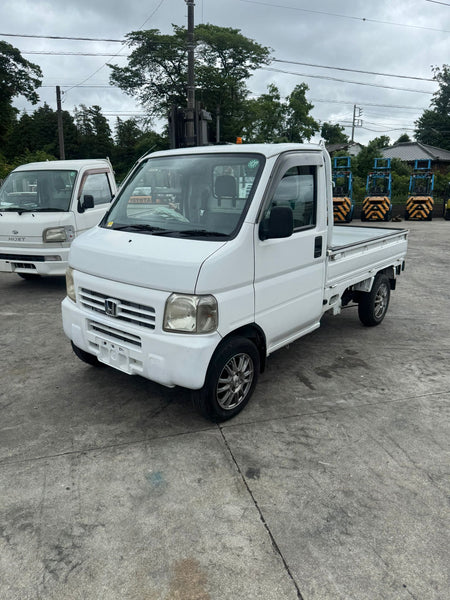 White 1999 Honda Acty 4x4 kei truck, photo 2 of 12