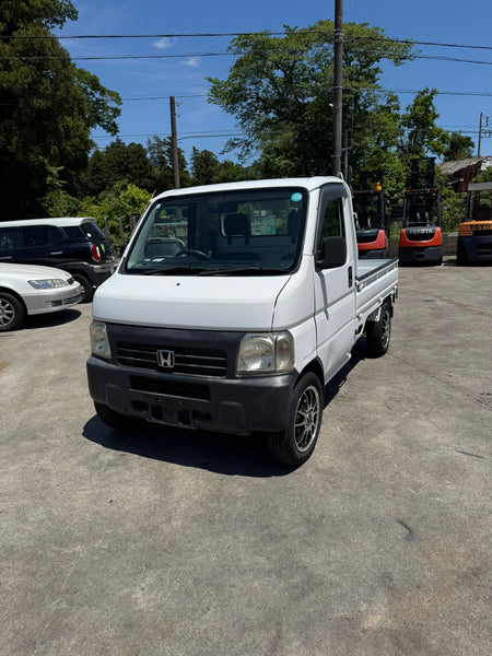 White 2000 Honda Acty 4x4 kei truck, photo 1 of 12