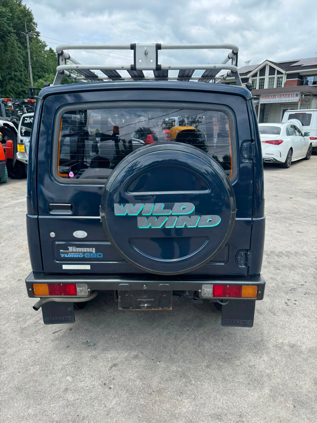 Dark Blue 1991 Suzuki Jimny 4x4 kei SUV, photo 6 of 20