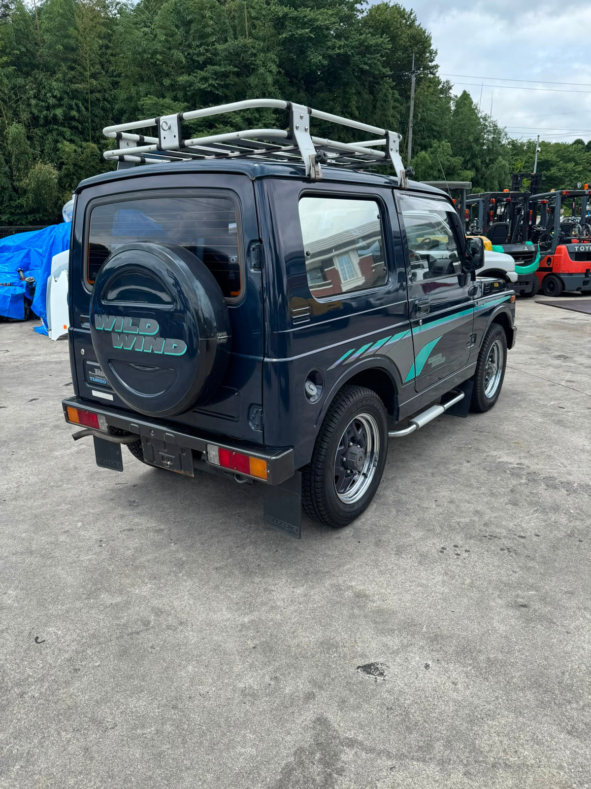 Dark Blue 1991 Suzuki Jimny 4x4 kei SUV, photo 7 of 20