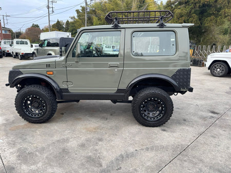 Green 1997 Suzuki Jimny 4x4 kei SUV, photo 3 of 17