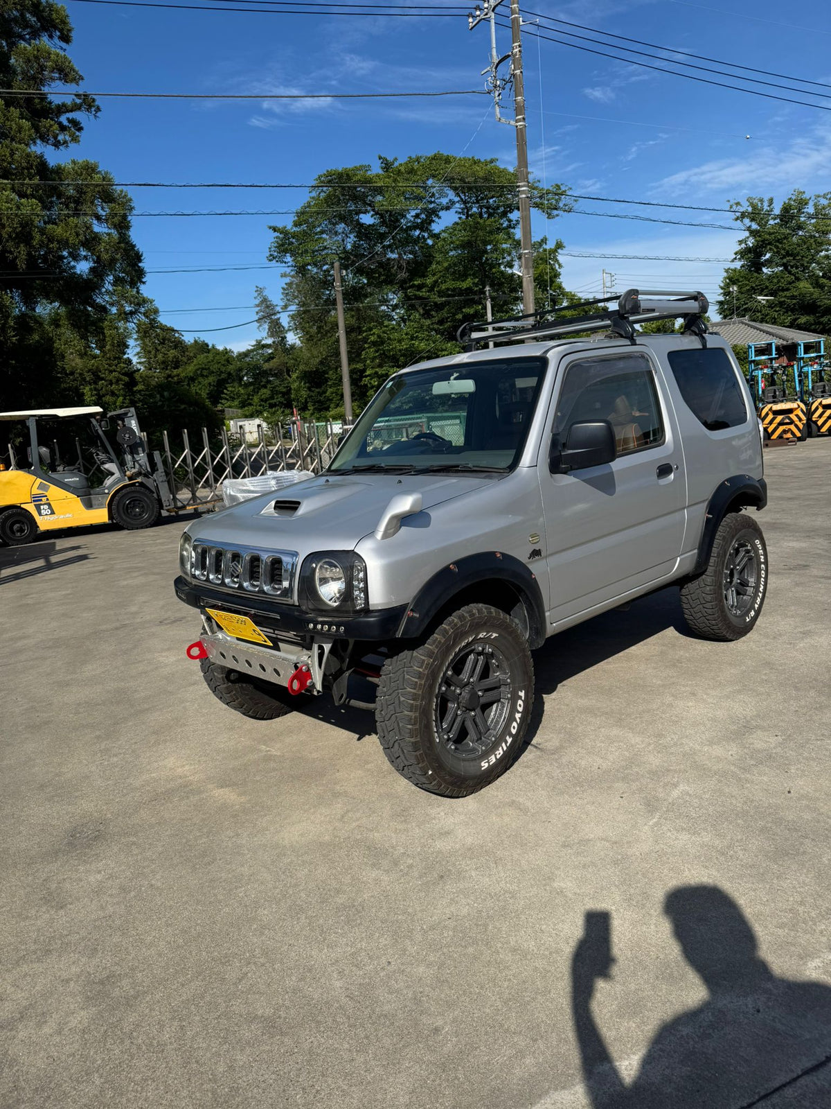 Silver 1998 Suzuki Jimny 4x4 kei SUV, photo 1 of 17