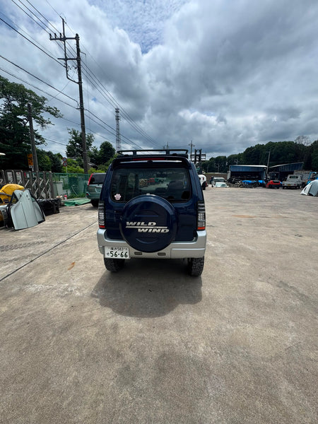 Blue/Silver 2000 Suzuki Jimny 4x4 kei SUV, photo 4 of 16