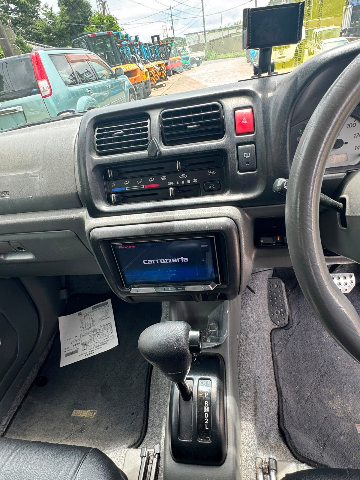 Blue/Silver 2000 Suzuki Jimny 4x4 kei SUV, photo 11 of 16
