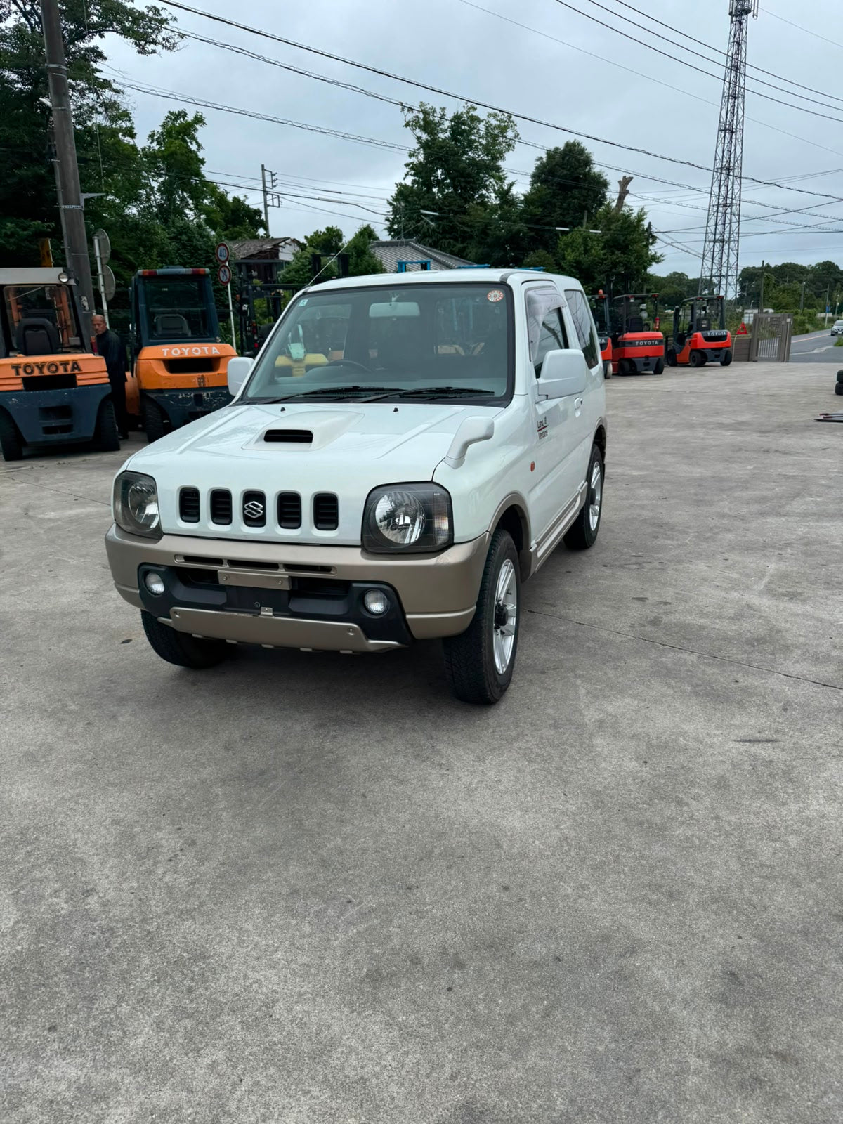 White 2001 Suzuki Jimny 4x4 kei SUV, photo 4 of 15