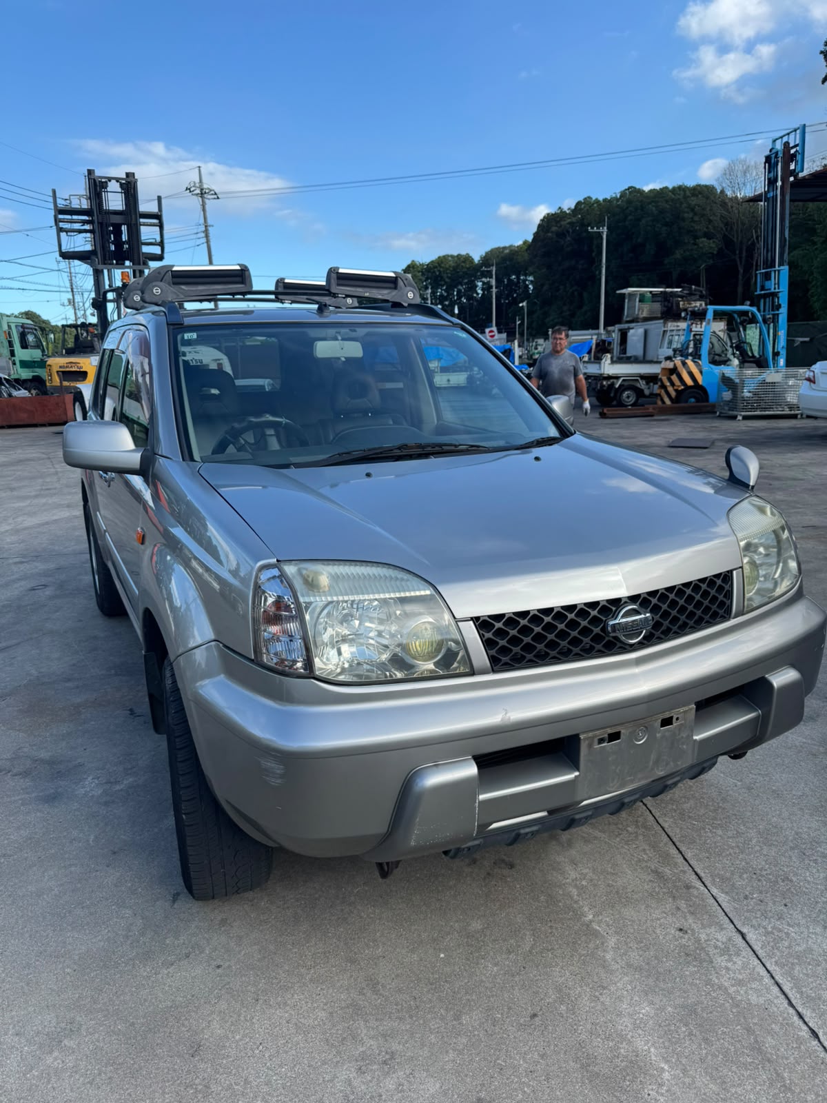 Silver Green 2001 Nissan X-Trail 4WD SUV, photo 3 of 16