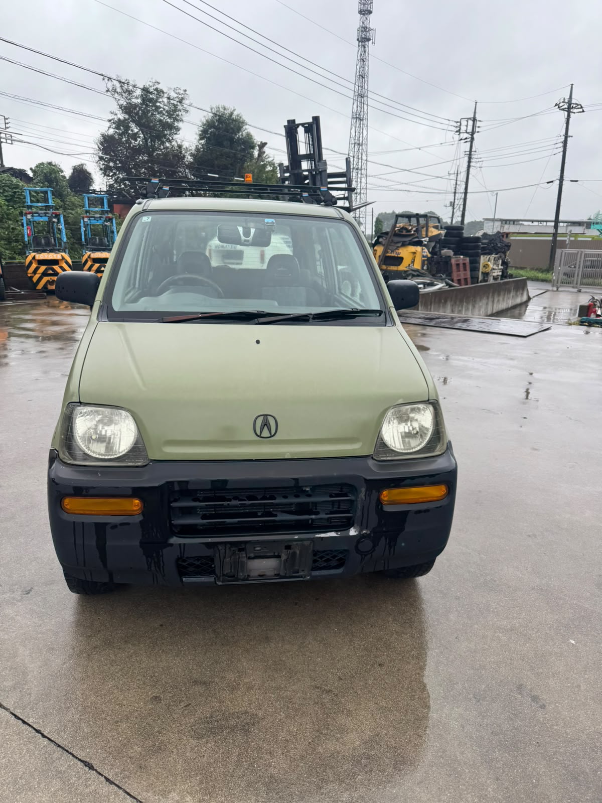 Green 1999 Honda Z Turbo 4WD kei SUV, photo 2 of 15