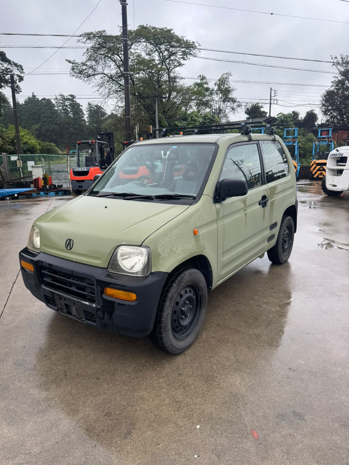 Green 1999 Honda Z Turbo 4WD kei SUV, photo 3 of 15