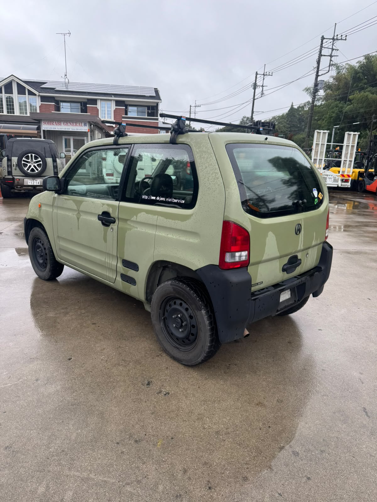 Green 1999 Honda Z Turbo 4WD kei SUV, photo 4 of 15