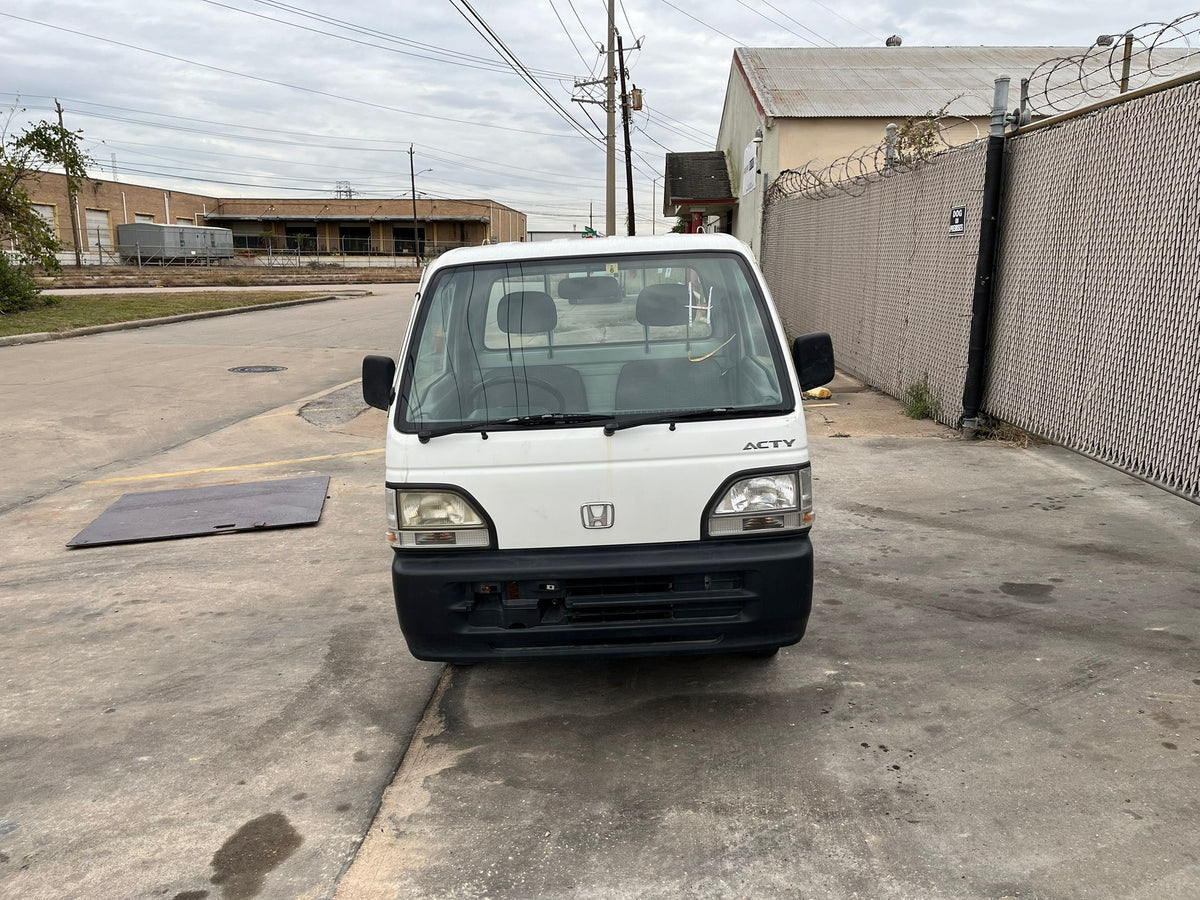 White 1998 Honda Acty 4x2 kei truck, photo 2 of 11