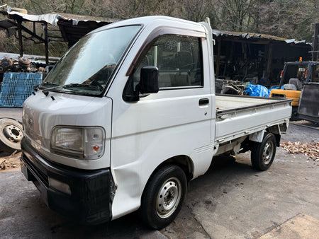 White 1999 Daihatsu Hijet kei truck, photo 2 of 8