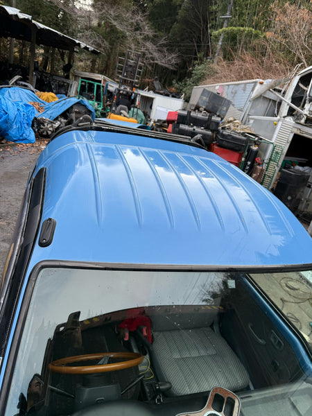 Blue 2000 Daihatsu Hijet 4x4 kei truck, photo 3 of 12