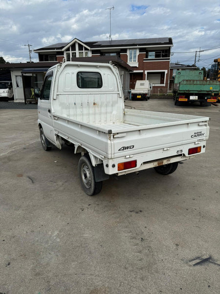 White 2001 Suzuki Carry 4x4 kei truck, photo 3 of 7