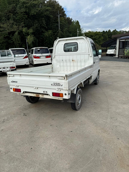 White 2001 Suzuki Carry 4x4 kei truck, photo 4 of 7