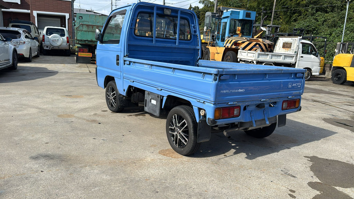 Blue 1994 Honda Acty 4x4 kei truck, photo 3 of 7