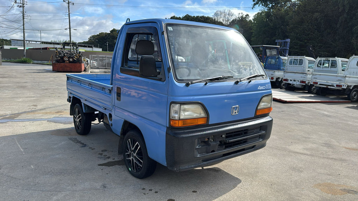 Blue 1994 Honda Acty 4x4 kei truck, photo 1 of 7
