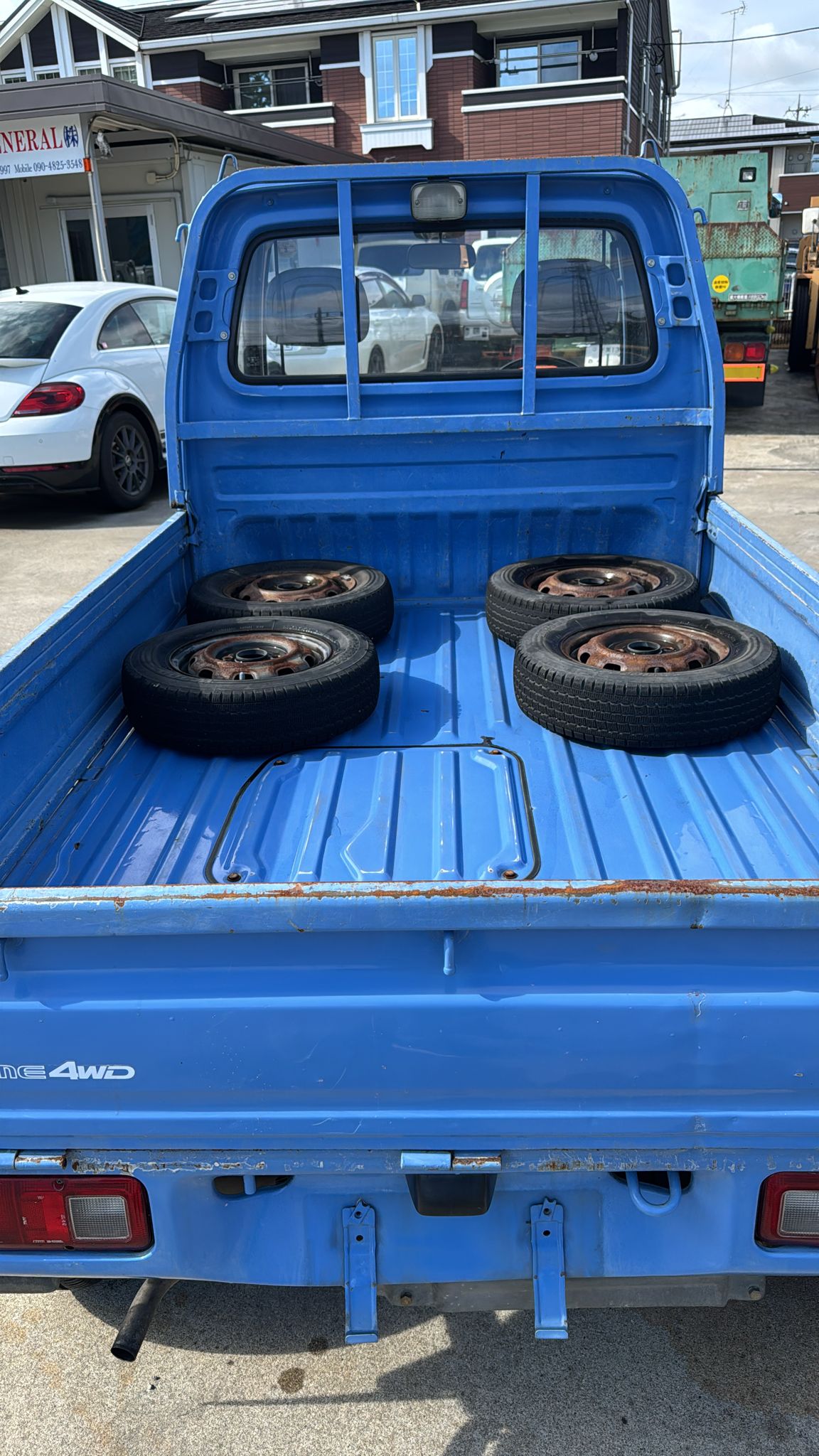 Blue 1994 Honda Acty 4x4 kei truck, photo 5 of 7