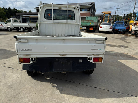 White 2000 Subaru Sambar 4x4 kei truck, photo 4 of 10