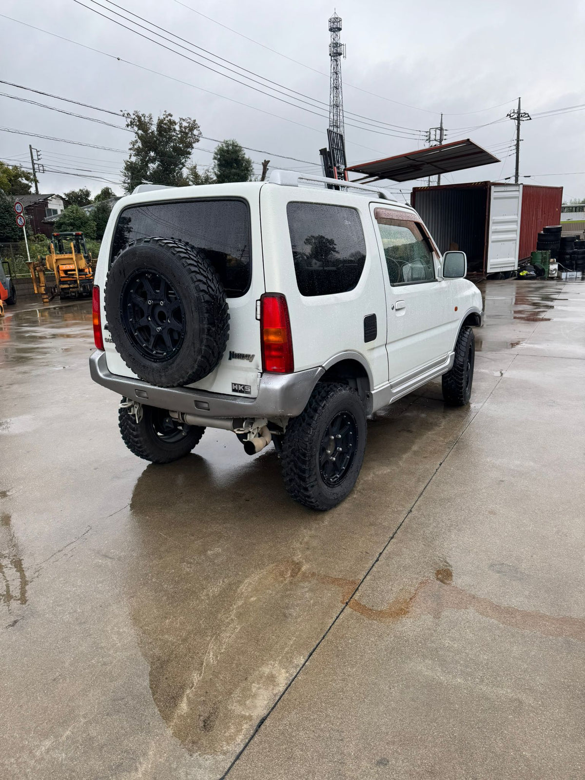 White 2001 Suzuki Jimny 4x4 kei SUV, photo 4 of 11
