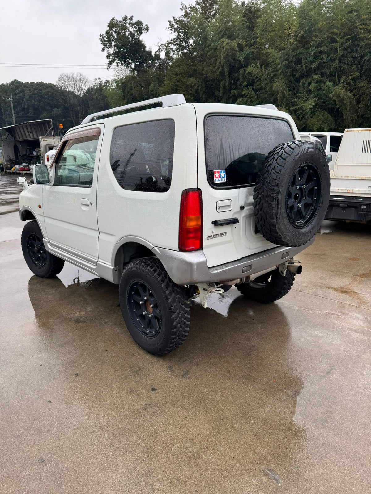 White 2001 Suzuki Jimny 4x4 kei SUV, photo 3 of 11