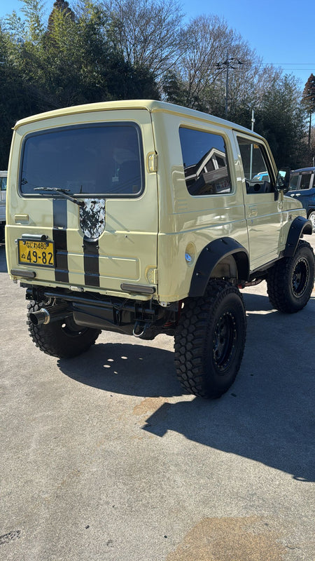 Yellow 1998 Suzuki Jimny kei SUV, photo 3 of 17