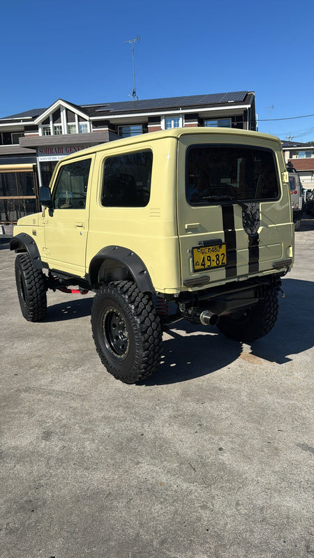 Yellow 1998 Suzuki Jimny kei SUV, photo 4 of 17