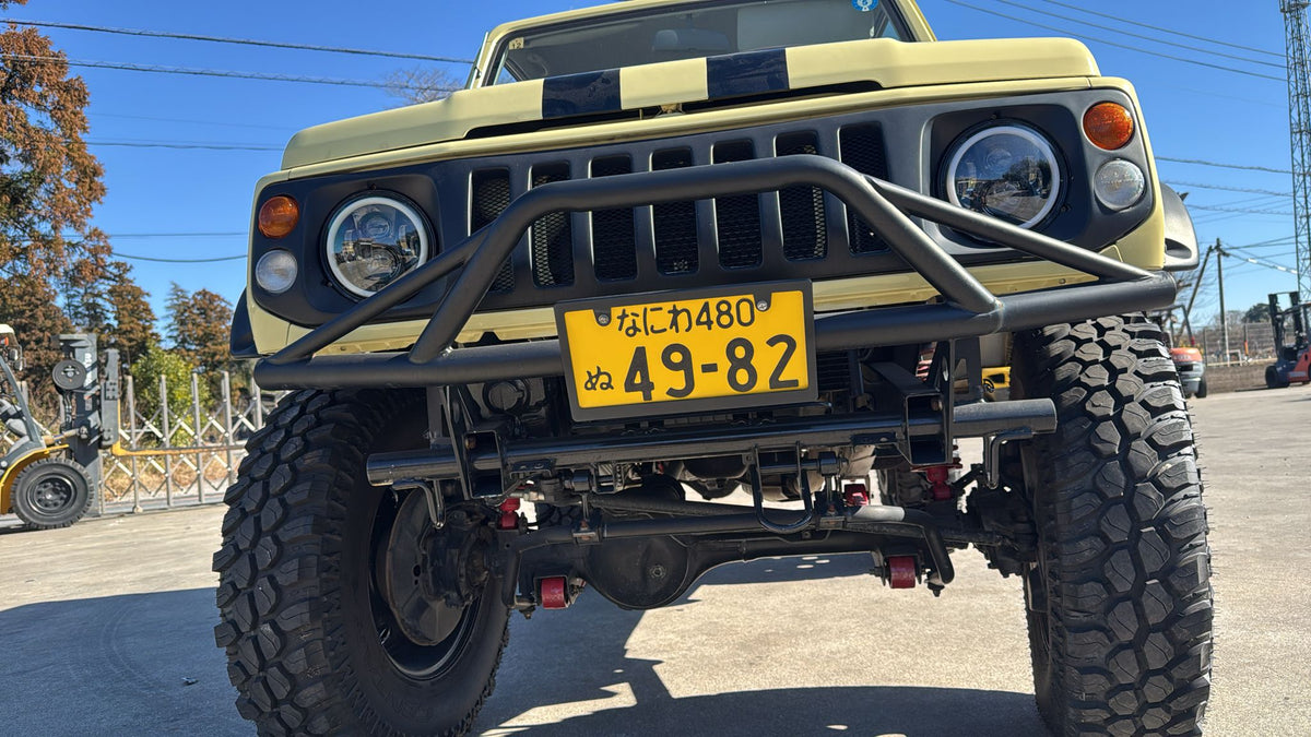 Yellow 1998 Suzuki Jimny kei SUV, photo 5 of 17