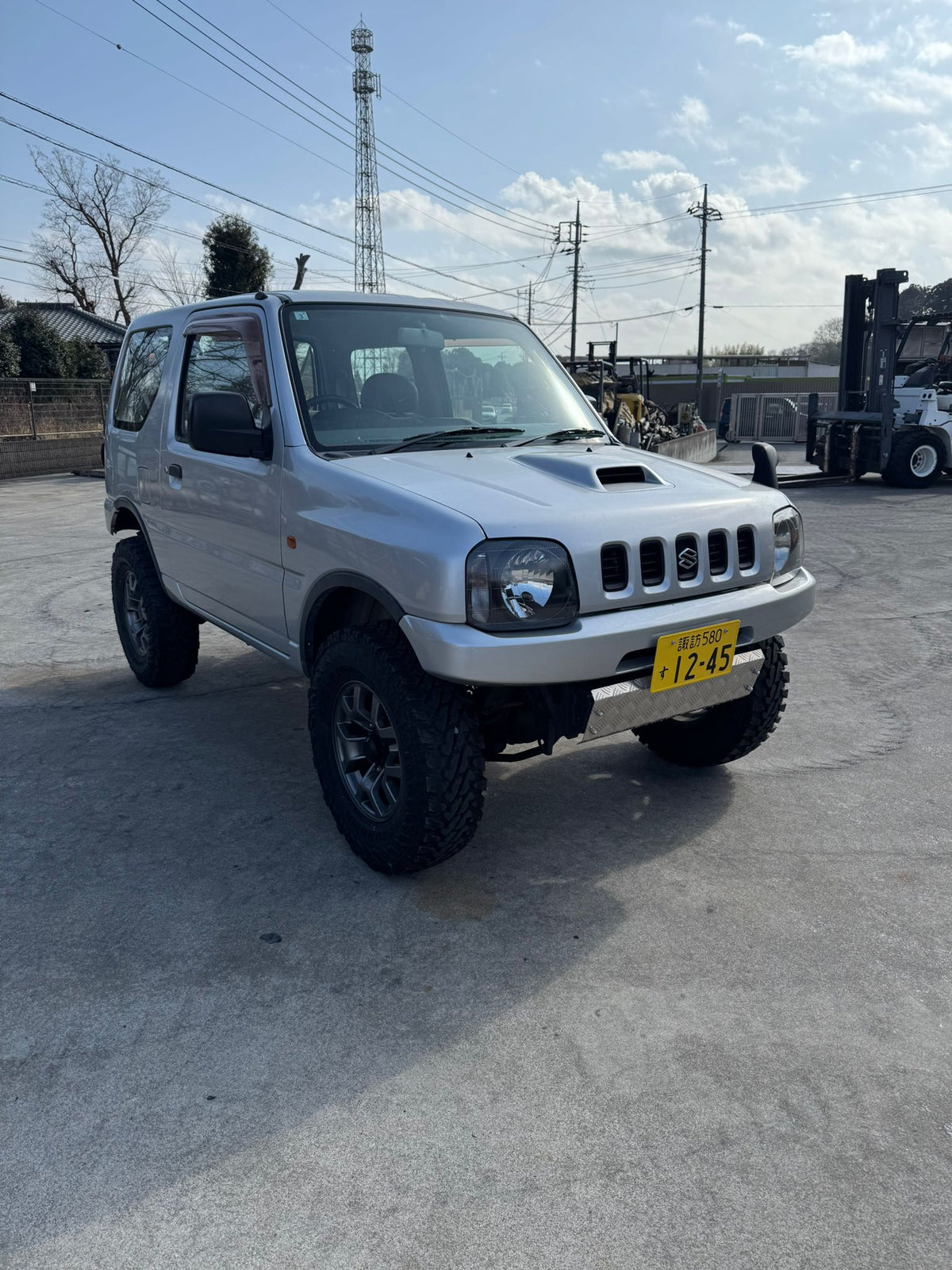 White 2001 Suzuki Jimny 4x4 kei SUV, photo 1 of 12