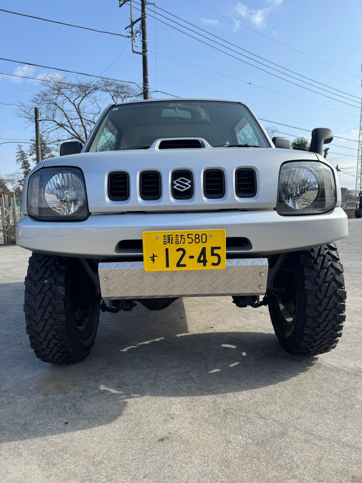 White 2001 Suzuki Jimny 4x4 kei SUV, photo 2 of 12