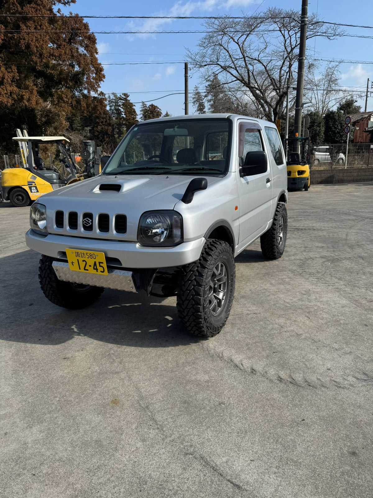 White 2001 Suzuki Jimny 4x4 kei SUV, photo 3 of 12