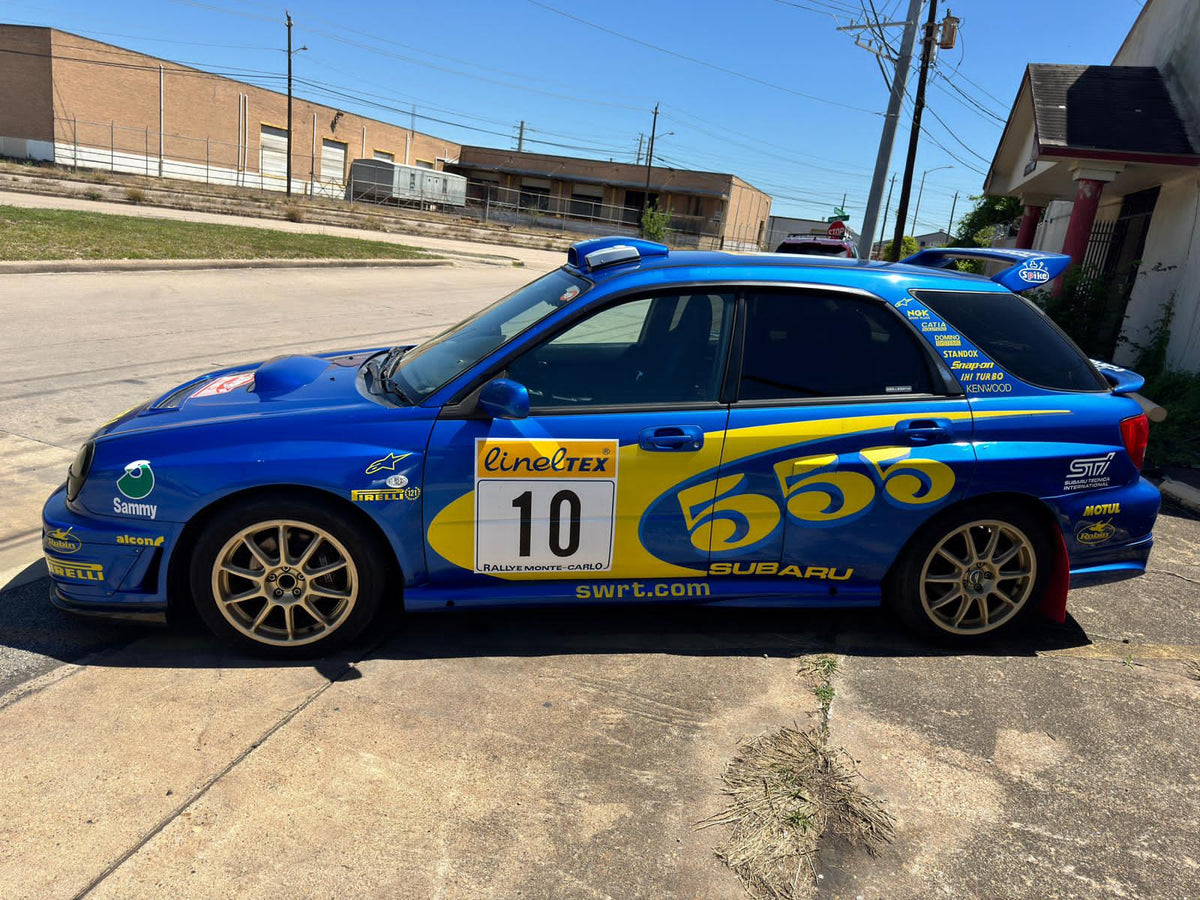 Blue 2001 Subaru WRX STI, photo 5 of 15