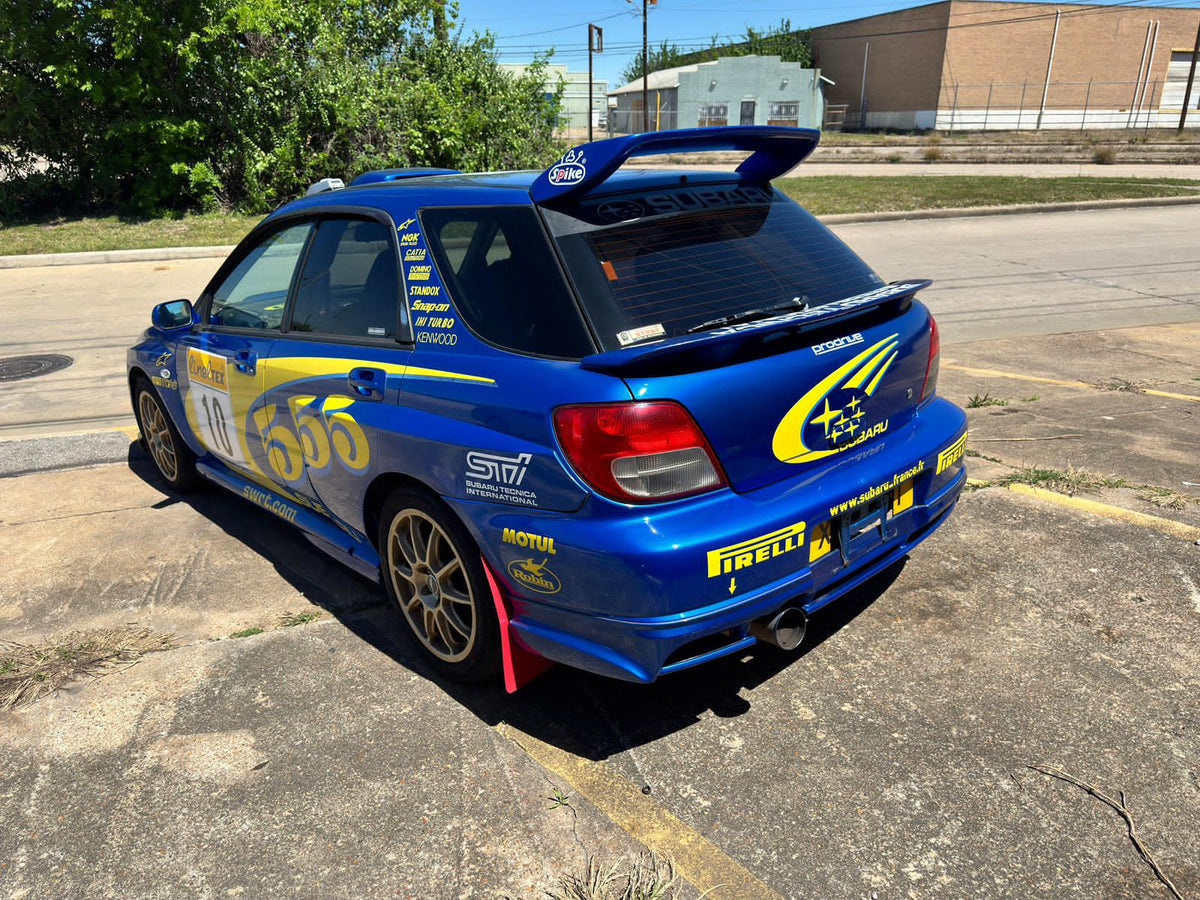Blue 2001 Subaru WRX STI, photo 6 of 15