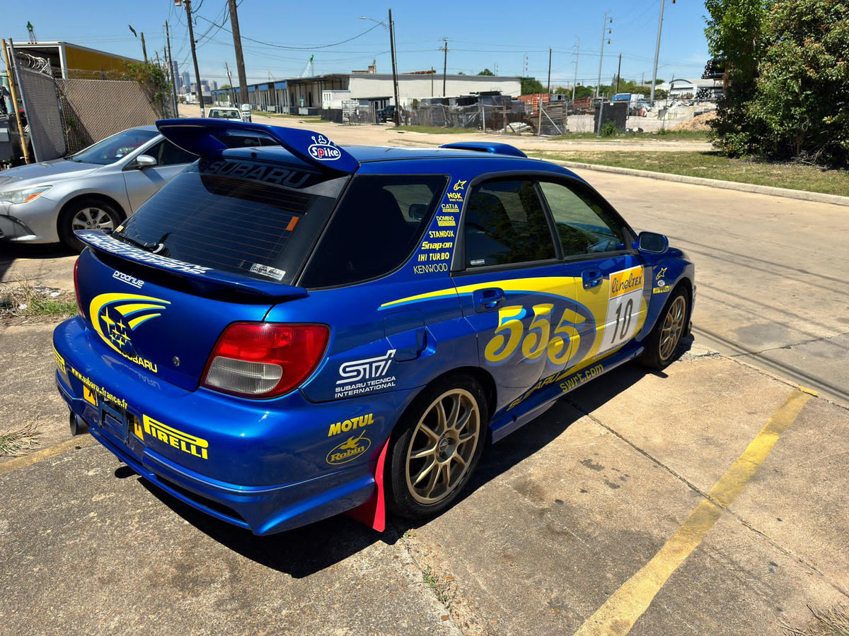 Blue 2001 Subaru WRX STI, photo 8 of 15