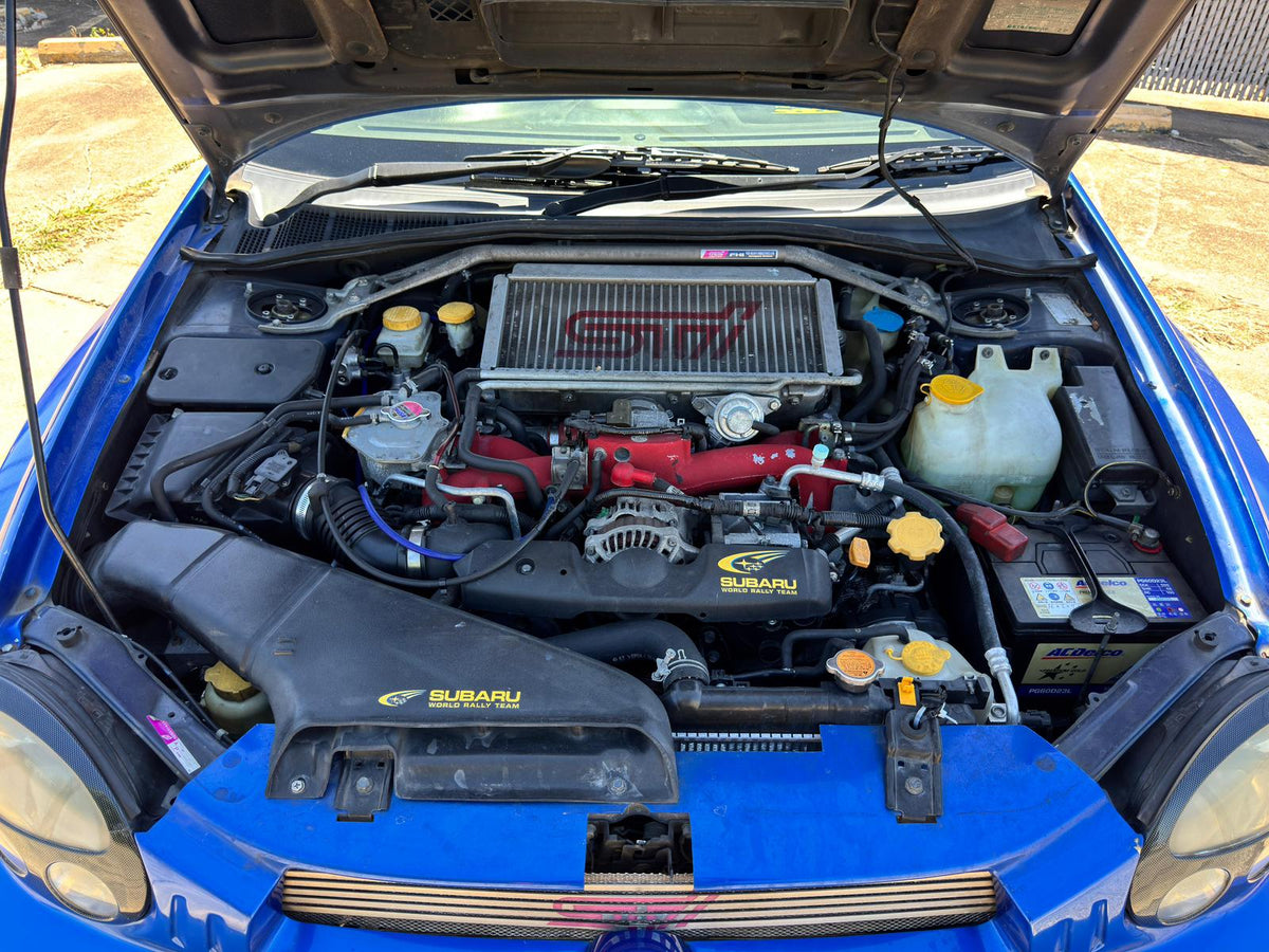 Blue 2001 Subaru WRX STI, photo 9 of 15