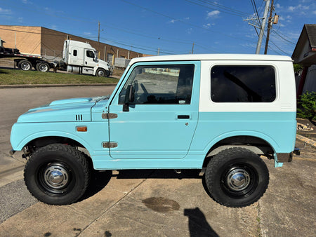 Blue/White 1996 Suzuki Jimny kei SUV, photo 9 of 15