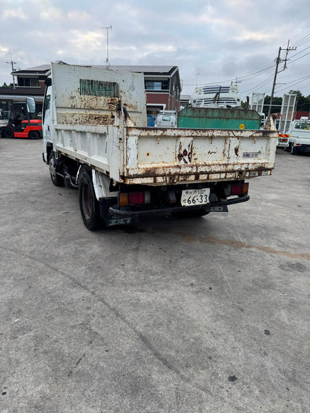 White 1998 Isuzu Elf Diesel Dump Truck 4x2, photo 5 of 14
