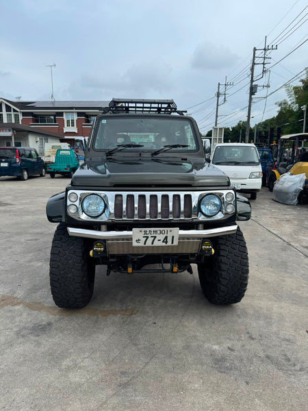 Black 1996 Suzuki Jimny Sierra 4x4 kei SUV, photo 2 of 14