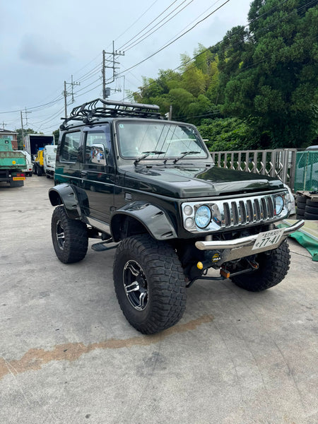 Black 1996 Suzuki Jimny Sierra 4x4 kei SUV