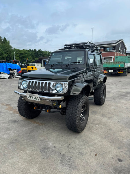 Black 1996 Suzuki Jimny Sierra 4x4 kei SUV, photo 3 of 14