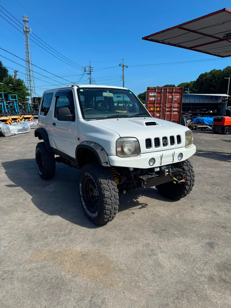 White 1998 Suzuki Jimny 4x4 kei SUV