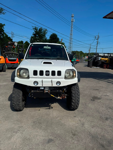 White 1998 Suzuki Jimny 4x4 kei SUV, photo 2 of 14