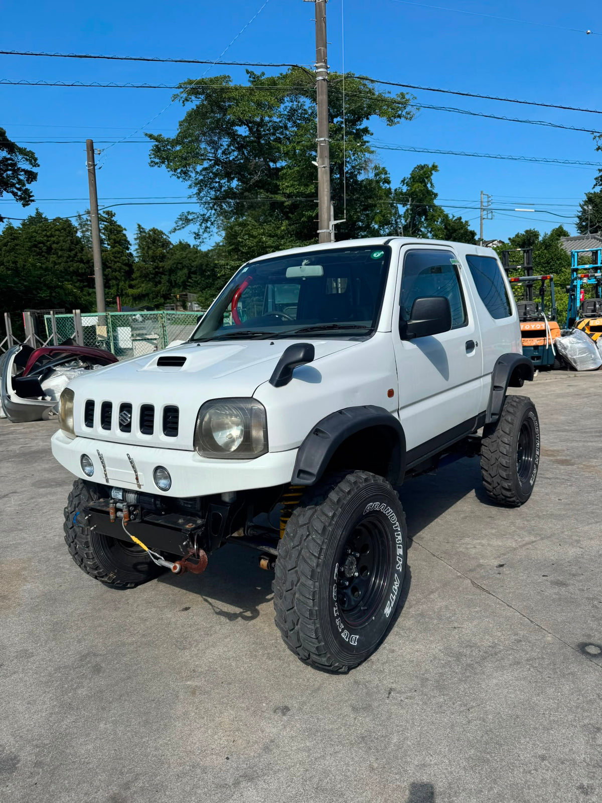 White 1998 Suzuki Jimny 4x4 kei SUV, photo 3 of 14