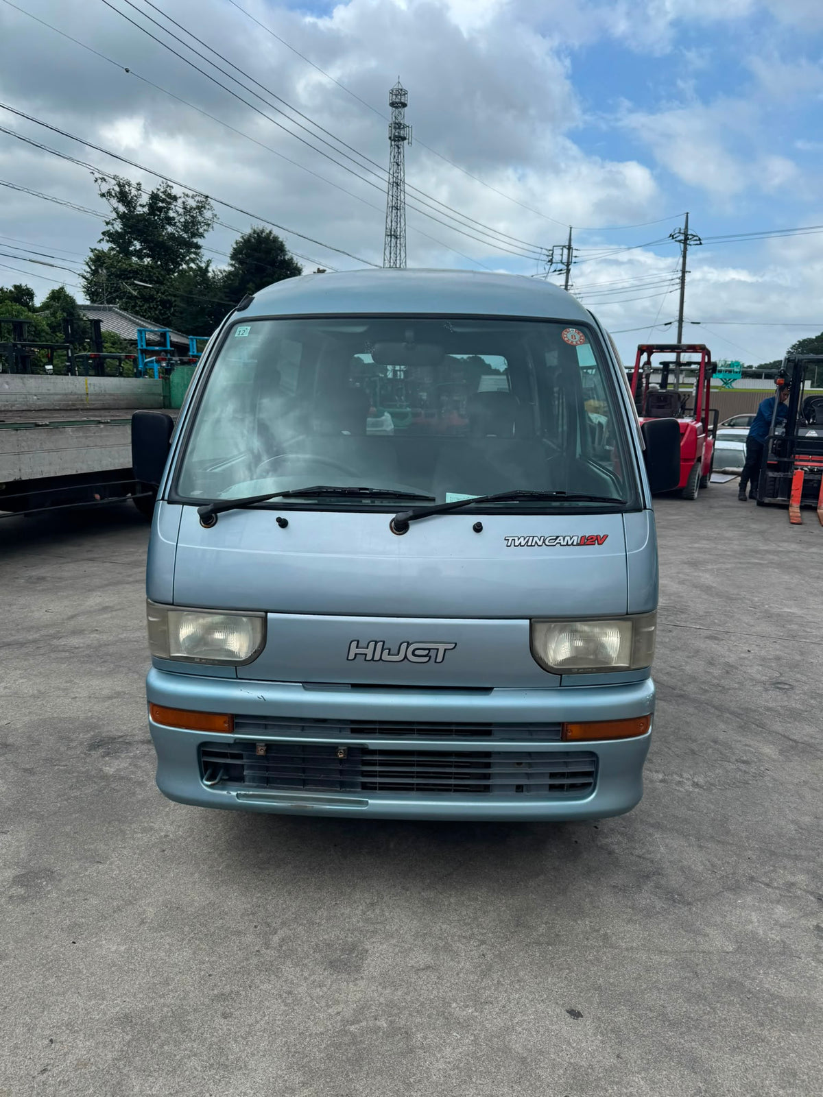 Light blue 1998 Daihatsu Hijet Van 4x2, photo 2 of 9