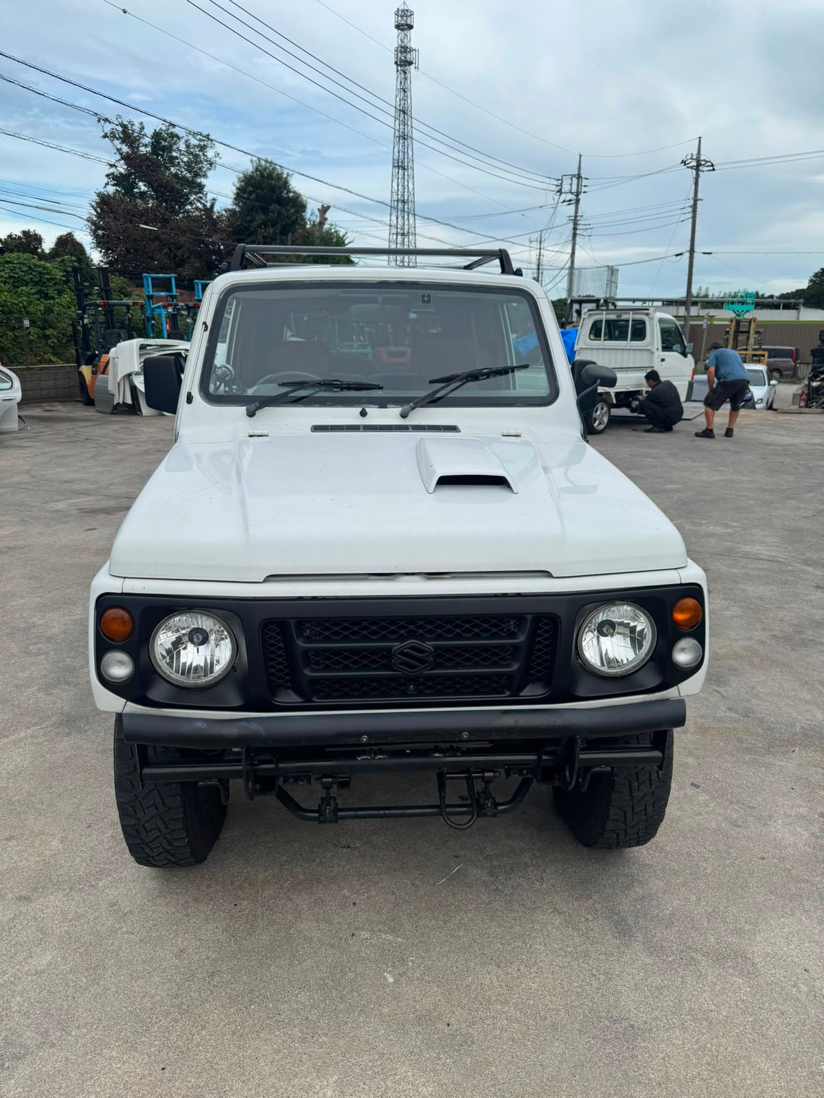 White 1997 Suzuki Jimny 4x4 kei SUV, photo 2 of 14