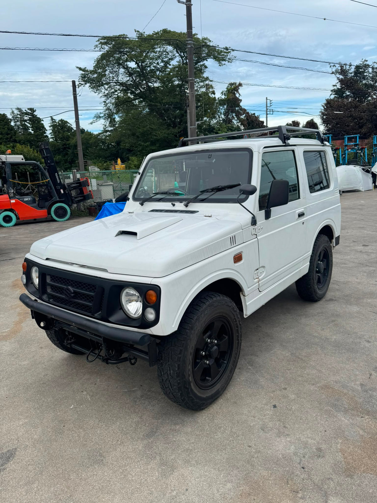 White 1997 Suzuki Jimny 4x4 kei SUV, photo 3 of 14